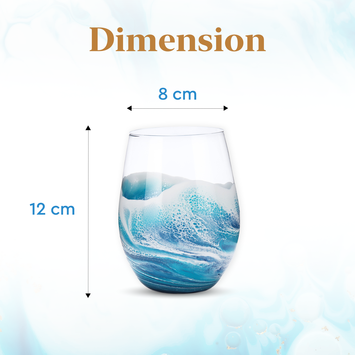 Ocean Wine glass