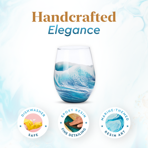 Ocean Wine glass
