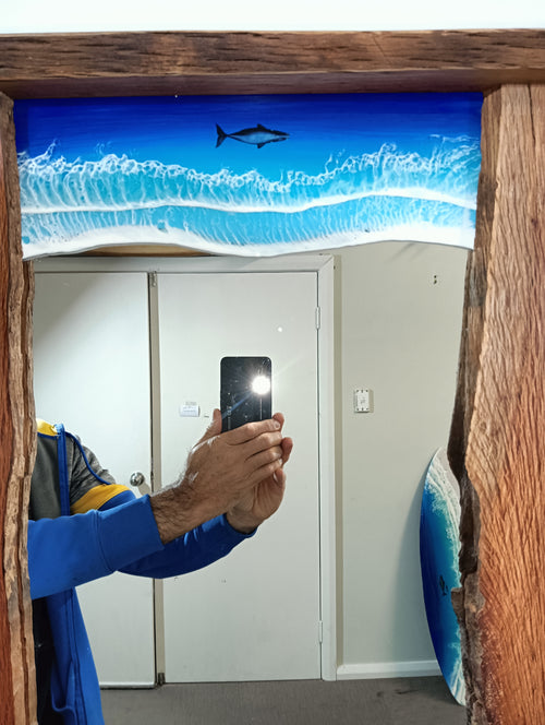 Ocean mirror art