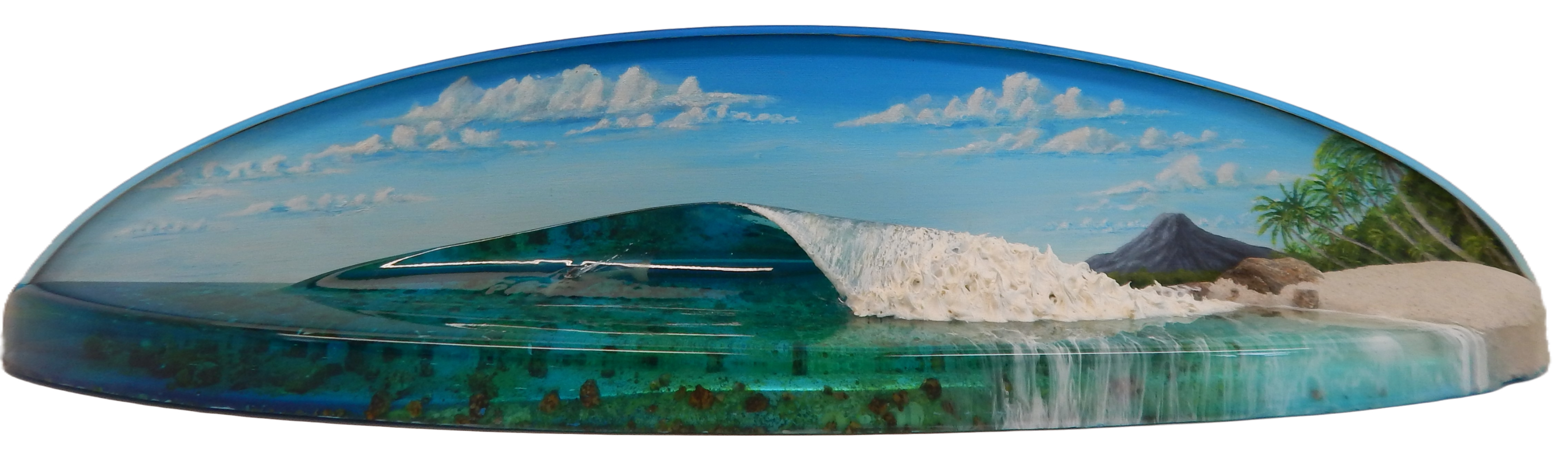 Slice of paradise wave lamp