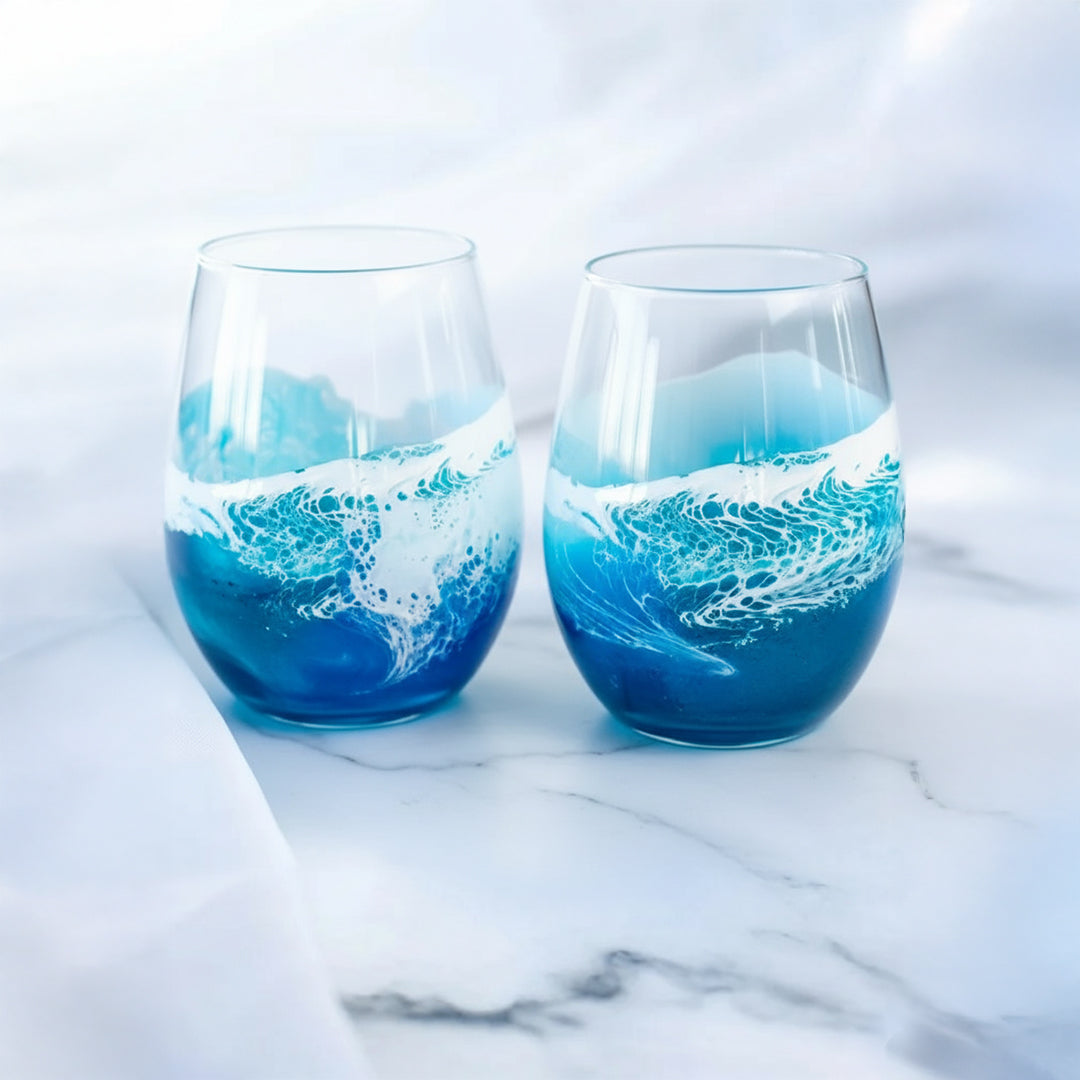 Ocean Wine glass