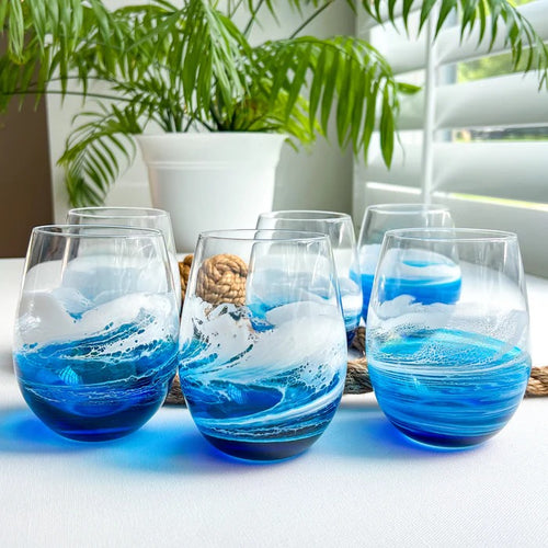 Ocean Wine glass