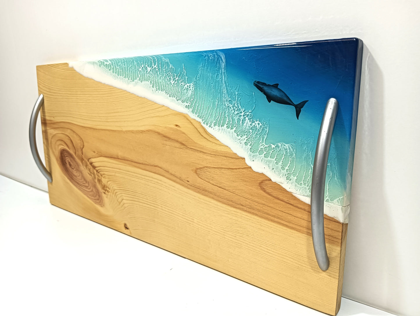 Resin serving board