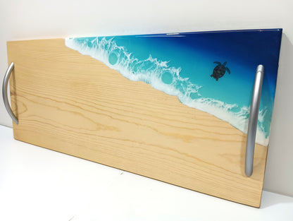 Resin serving board