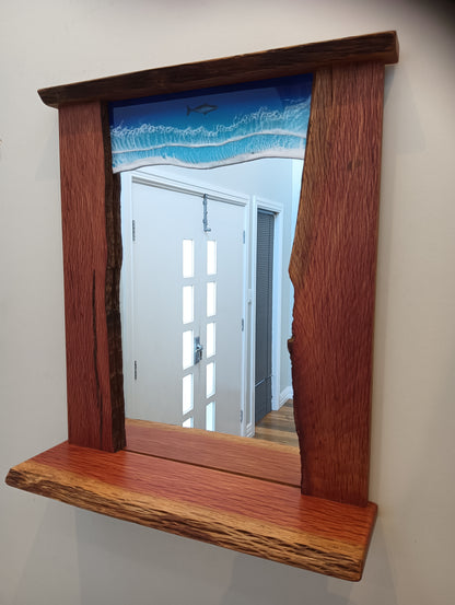 Ocean mirror art