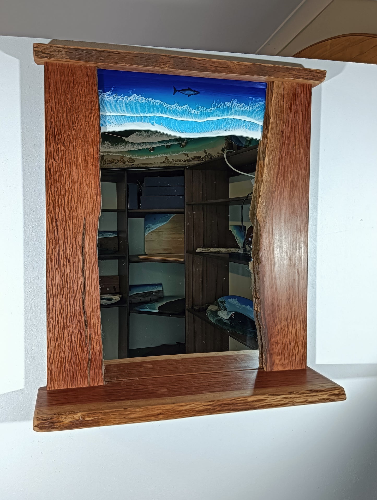 Ocean mirror art