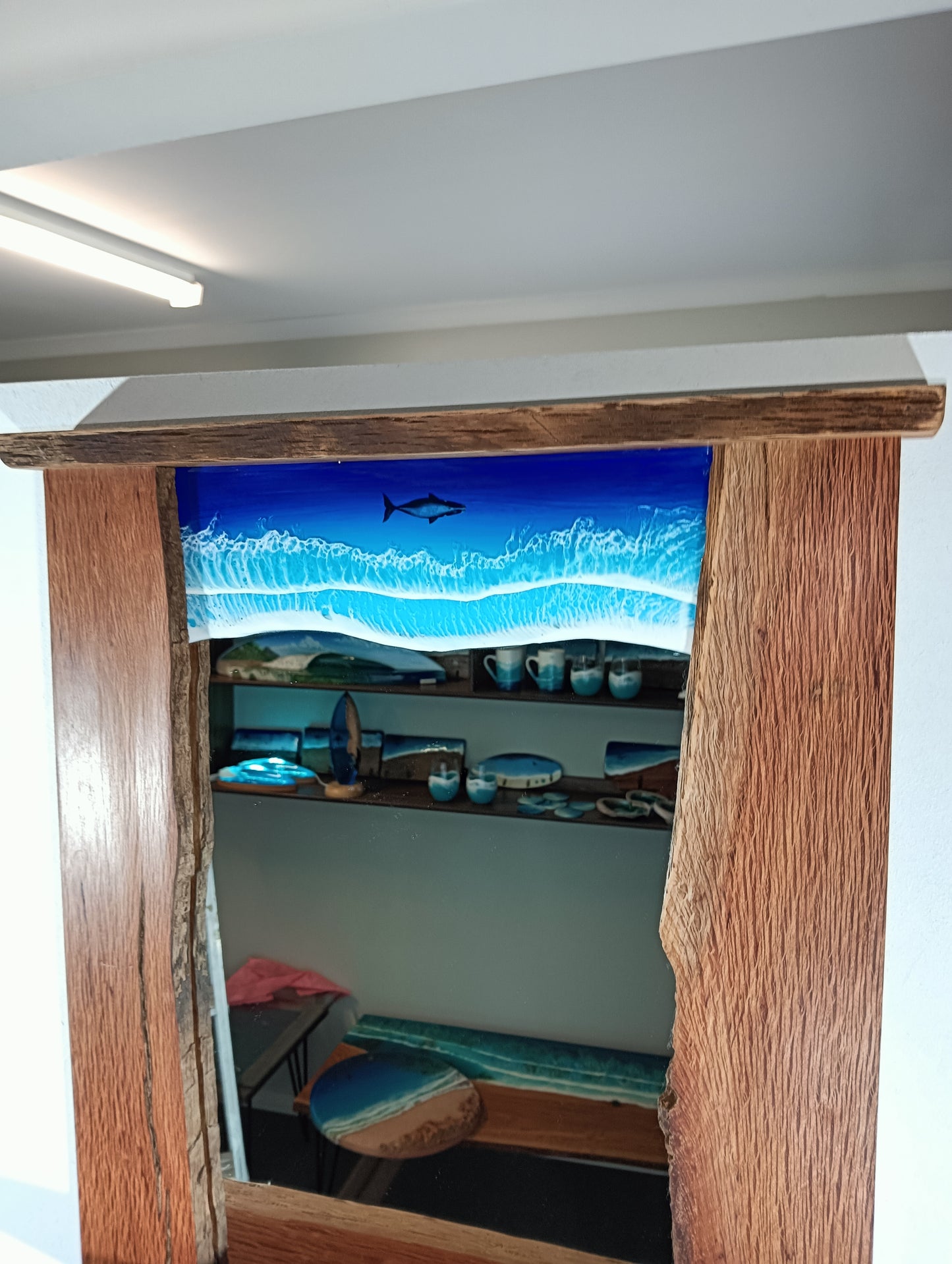 Ocean mirror art